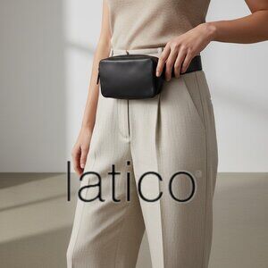 Latico Leather Belt Bag Black NWT | Adjustable Waist Pack Crossbody Festival Bag